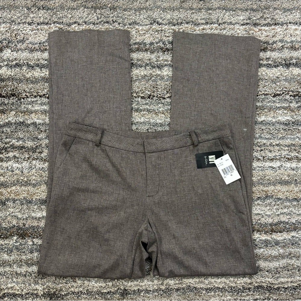 KUT From The Kloth Bootcut Trousers Sz 14 NWT | KUT Women Bootcut Trousers NEW -